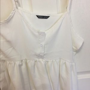 White babydoll cami